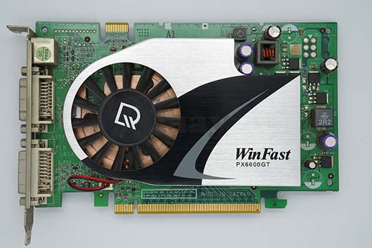 丽台Winfast PX6600 GT 256MB显示卡（nVIDIA GeForce 6600 GT芯片）